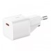 Мрежово зарядно устройство Baseus GaN5S Fast Charger 1C, 20W, 1 x Type-C F, Бял - 40407