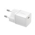 Мрежово зарядно устройство Baseus GaN5S Fast Charger 1C, 30W, 1 x Type-C F, Бял - 40405