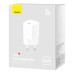 Мрежово зарядно устройство Baseus GaN5S Fast Charger 1C, 30W, 1 x Type-C F, Бял - 40409