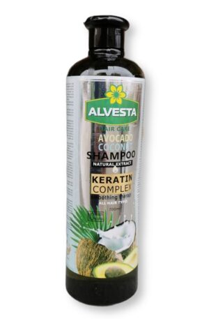 Шампоан Alvesta Ceratin Complex, За всеки тип коса, Авокадо и кокос,700ml