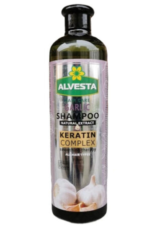 Шампоан Alvesta Ceratin Complex, против косопад с екстракт от чесън,700ml
