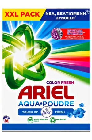 Ariel Color Fresh 56 пранета прах за цветно пране