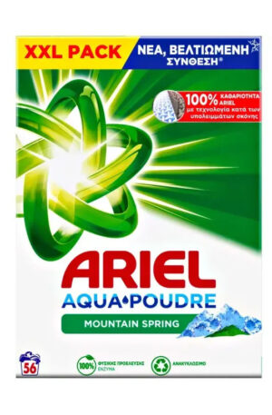 Ariel Mountain Spring 56 пранета прах за бяло и цветно пране
