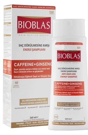 Bioblas Caffeine and Ginseng Шампоан за Слаба Коса 360мл
