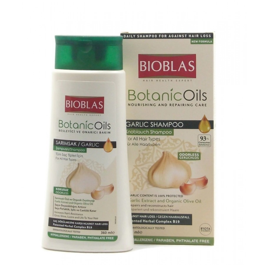 Bioblas Botanic Oils Шампоан с Чесън 360мл